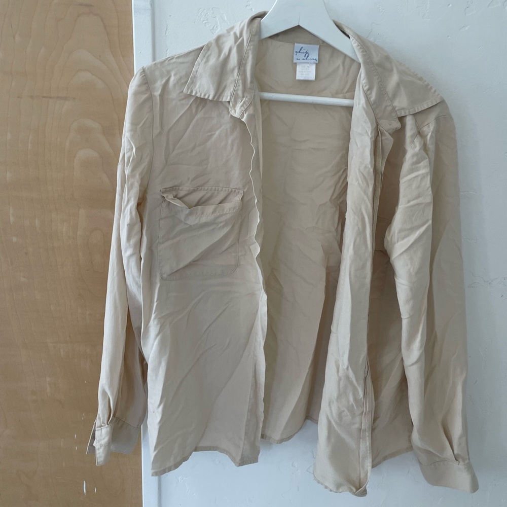 Vintage silk button down